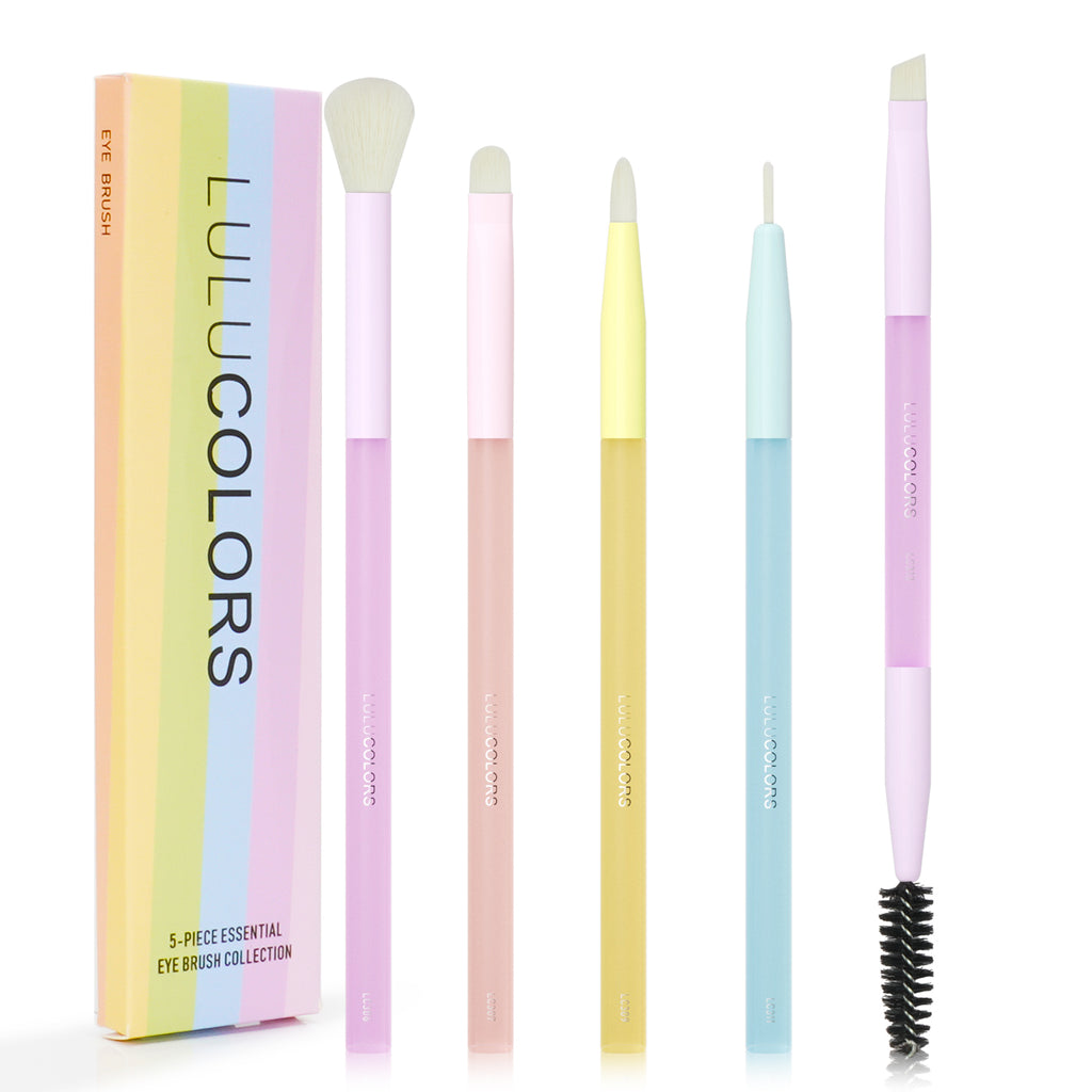 LULUCOLORS 5pc Multipop Eye Brush Set (multicolors)