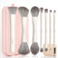 LULUCOLORS 13-in-1 Dual-Ended EZtravel Makeup Brush Set with Sponge & Travel Case