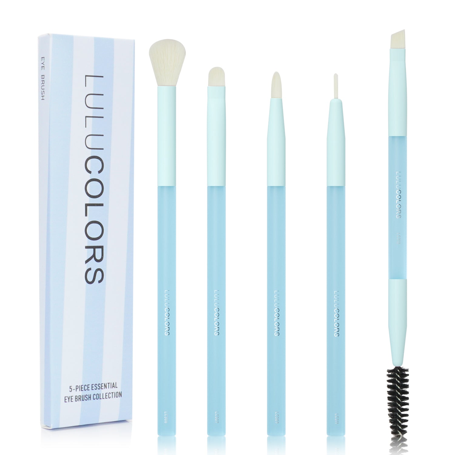 LULUCOLORS 5pc Multipop Eye Brush Set (blue) Main image