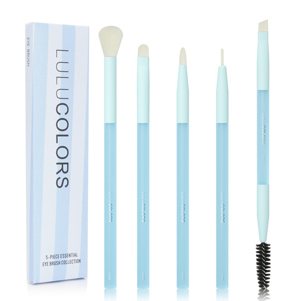 LULUCOLORS 5pc Multipop Eye Brush Set (blue)