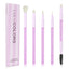 LULUCOLORS 5pc Multipop Eye Brush Set (purple)