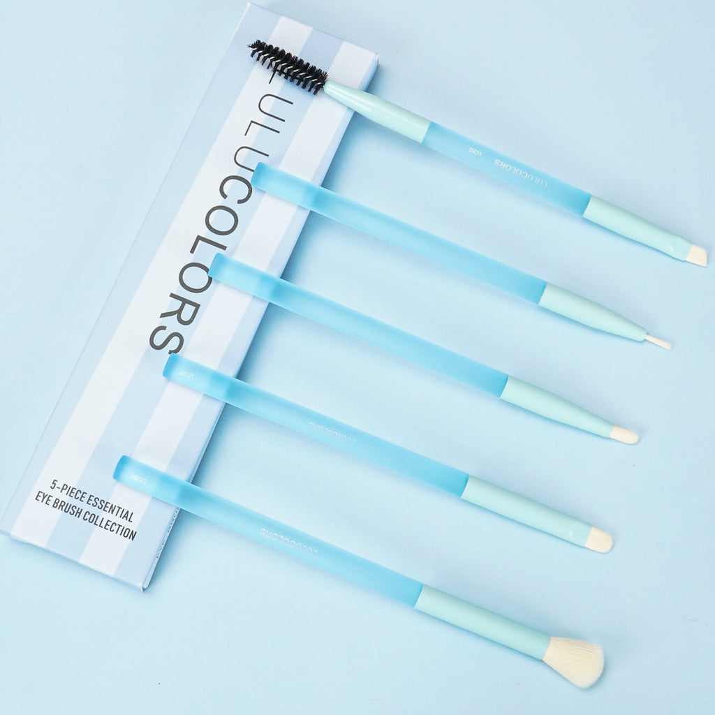 LULUCOLORS 5pc Multipop Eye Brush Set (blue)