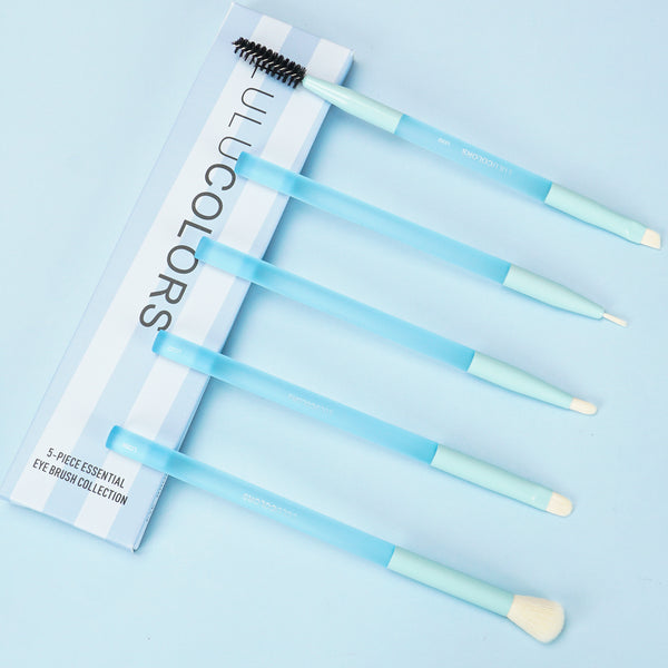 LULUCOLORS 5pc Multipop Eye Brush Set (blue)