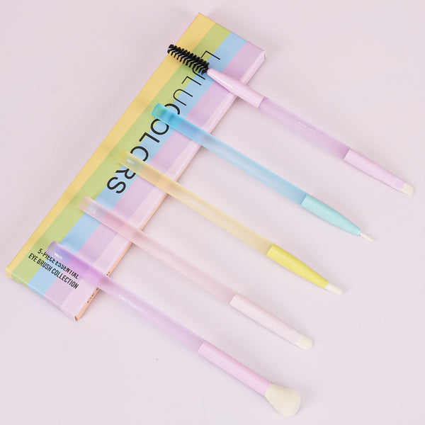 LULUCOLORS 5pc Multipop Eye Brush Set (multicolors)