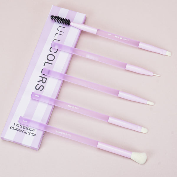 LULUCOLORS 5pc Multipop Eye Brush Set (purple)
