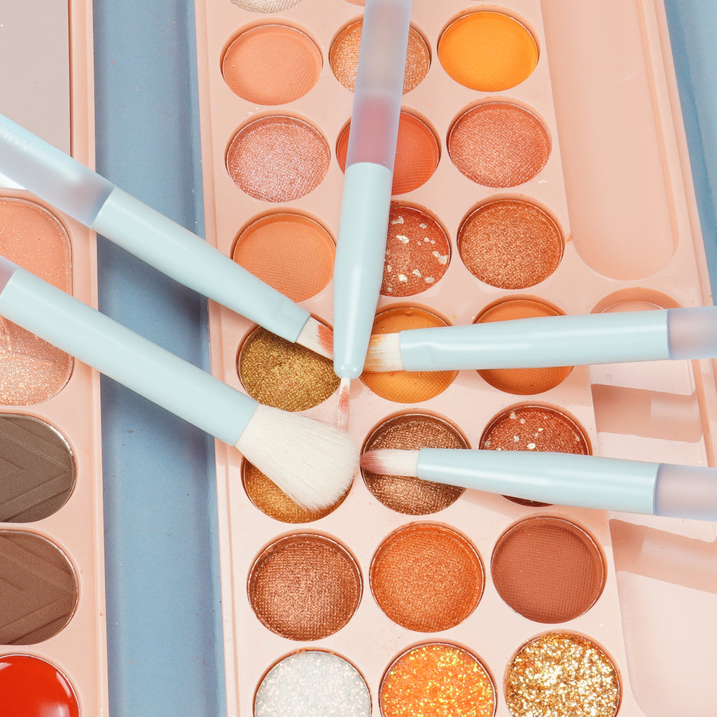 LULUCOLORS 5pc Multipop Eye Brush Set (blue)