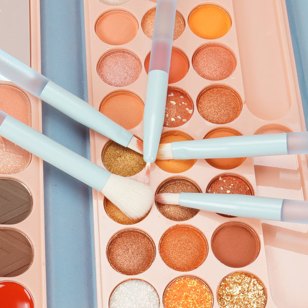 LULUCOLORS 5pc Multipop Eye Brush Set (blue)